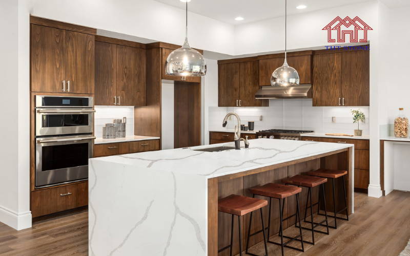 Cách tính diện tích đá mặt bếp đơn giản và chính xác 4 Kích thước của mặt đá ốp bếp tiêu chuẩn