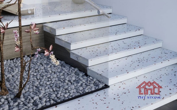 Mẫu bậc tam cấp đẹp từ đá Granite - Mẫu 5