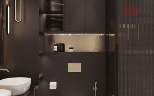 đá nung kết ốp phòng tắm