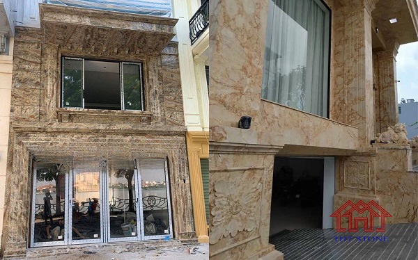 Tổng hợp các loại đá tự nhiên ốp mặt tiền sang trọng - Đá marble