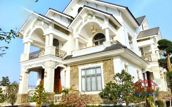 Mẫu đá ốp lát biệt thự tại Hà Nội