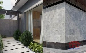 Tổng hợp các loại đá tự nhiên ốp mặt tiền màu xám đẹp - Đá marble màu xámxám