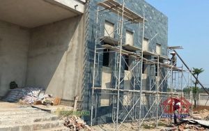 Tại sao nên ốp mặt tiền bằng đá màu xanh