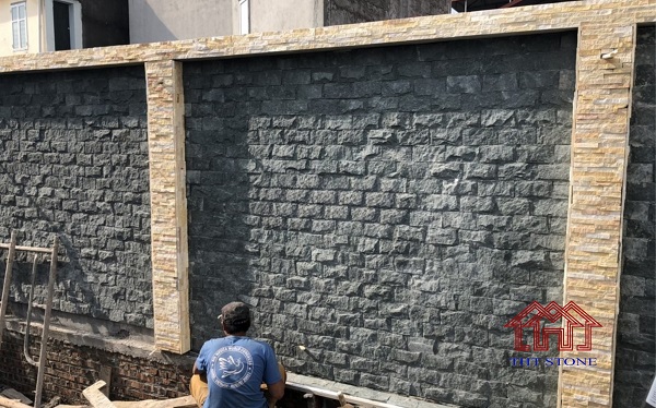 Tổng hợp 50 mẫu đá ốp tường rào đẹp nhất hiện nay 11 Mẫu đá ốp tường rào đẹp - Mẫu 40