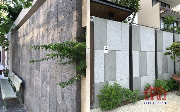 Tổng hợp 50 mẫu đá ốp tường rào đẹp nhất hiện nay 6 Mẫu đá ốp tường rào đẹp - Mẫu 1