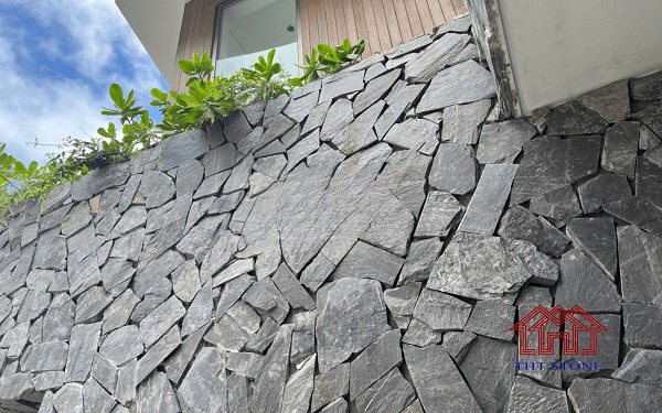mẫu nhà ốp đá rối mặt tiền đẹp - Mẫu 6