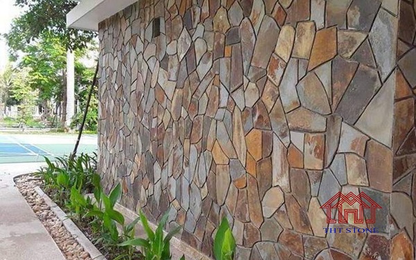 mẫu nhà ốp đá rối mặt tiền đẹp - Mẫu 5