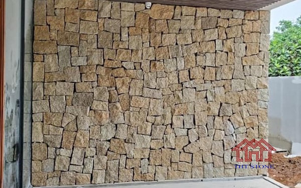 mẫu nhà ốp đá rối mặt tiền đẹp - Mẫu 4